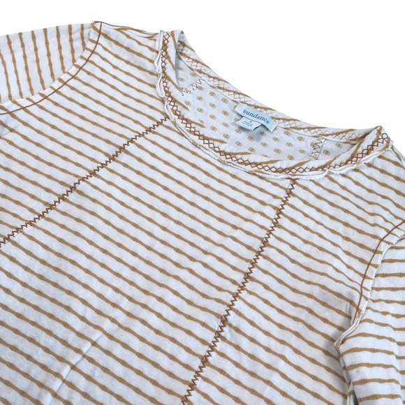 Sundance Shirt Women's Small Knit Top Striped Southwest Free Spirit Boho - Picture 1 of 7